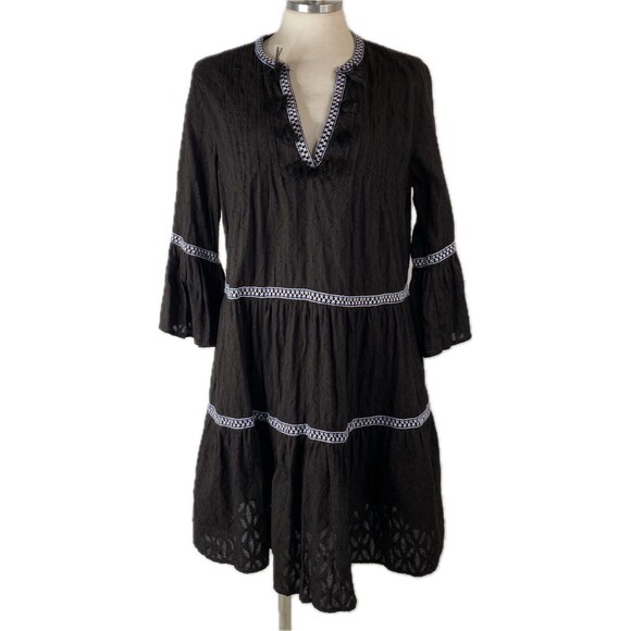 Tommy Bahama Dresses & Skirts - Tommy Bahama sz L READ Black Tiered Dress